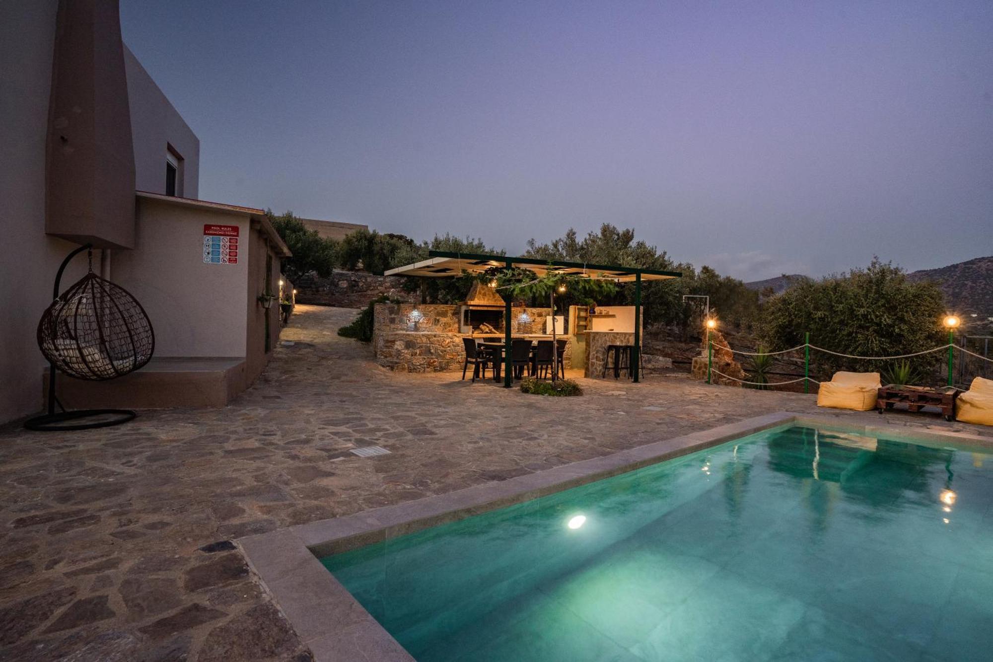 Villa Aktis With Freshwater Pool And Sea View Sissi  Exterior photo